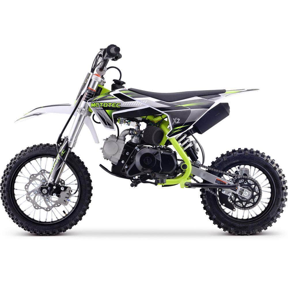 MotoTec X2 110cc 4-Stroke Gas Dirt Bike - 100% Financing Available! - Image 6