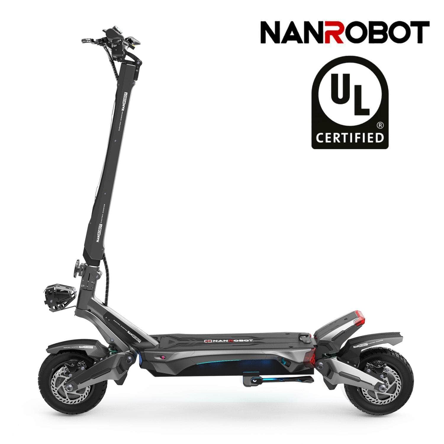 NANROBOT N6 + 72V Electric Scooter - Dual Motors 1500Wx2, 30A, Hydraulic Brakes - 100% Financing Available!