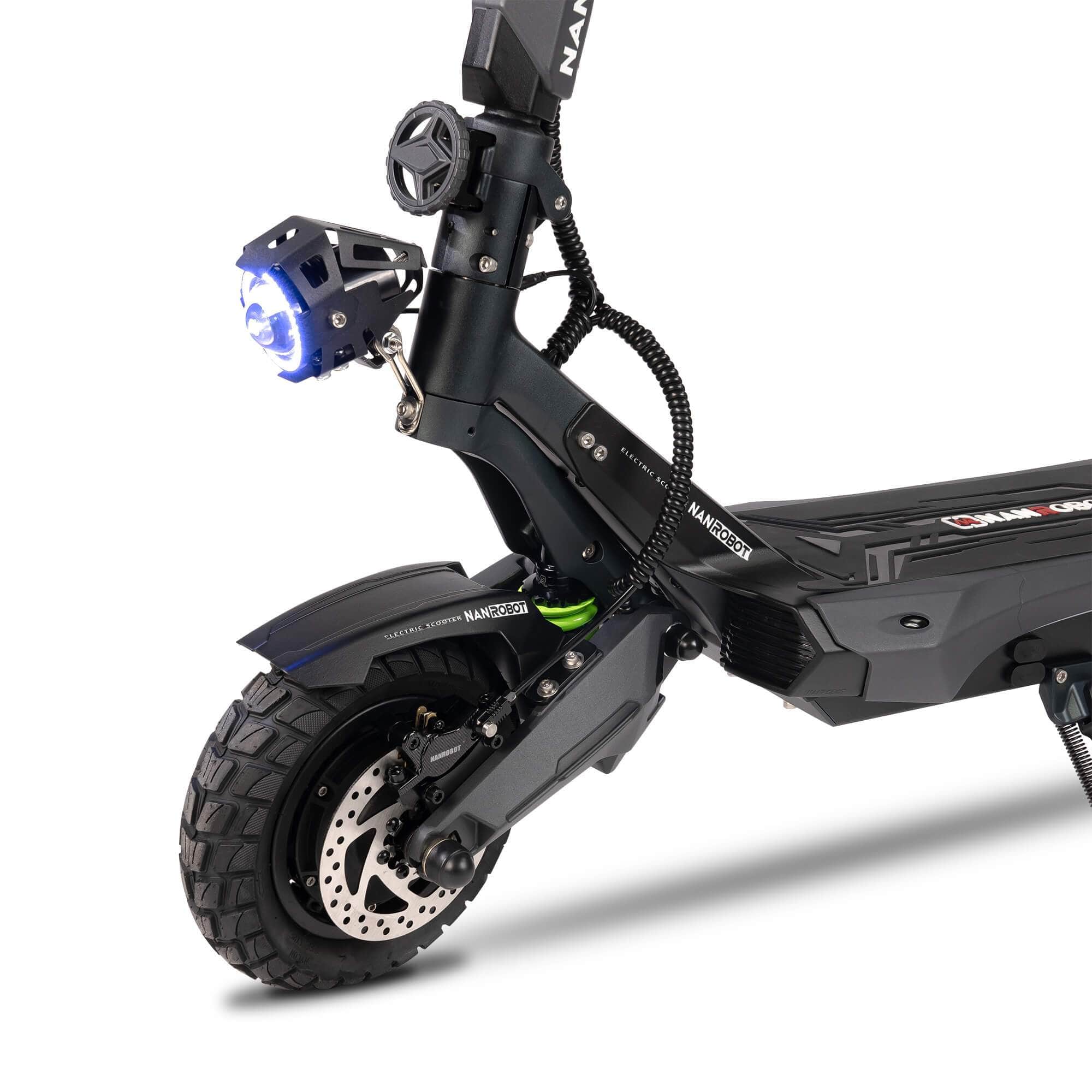 NANROBOT N6 + 72V Electric Scooter - Dual Motors 1500Wx2, 30A, Hydraulic Brakes - 100% Financing Available! - Image 5