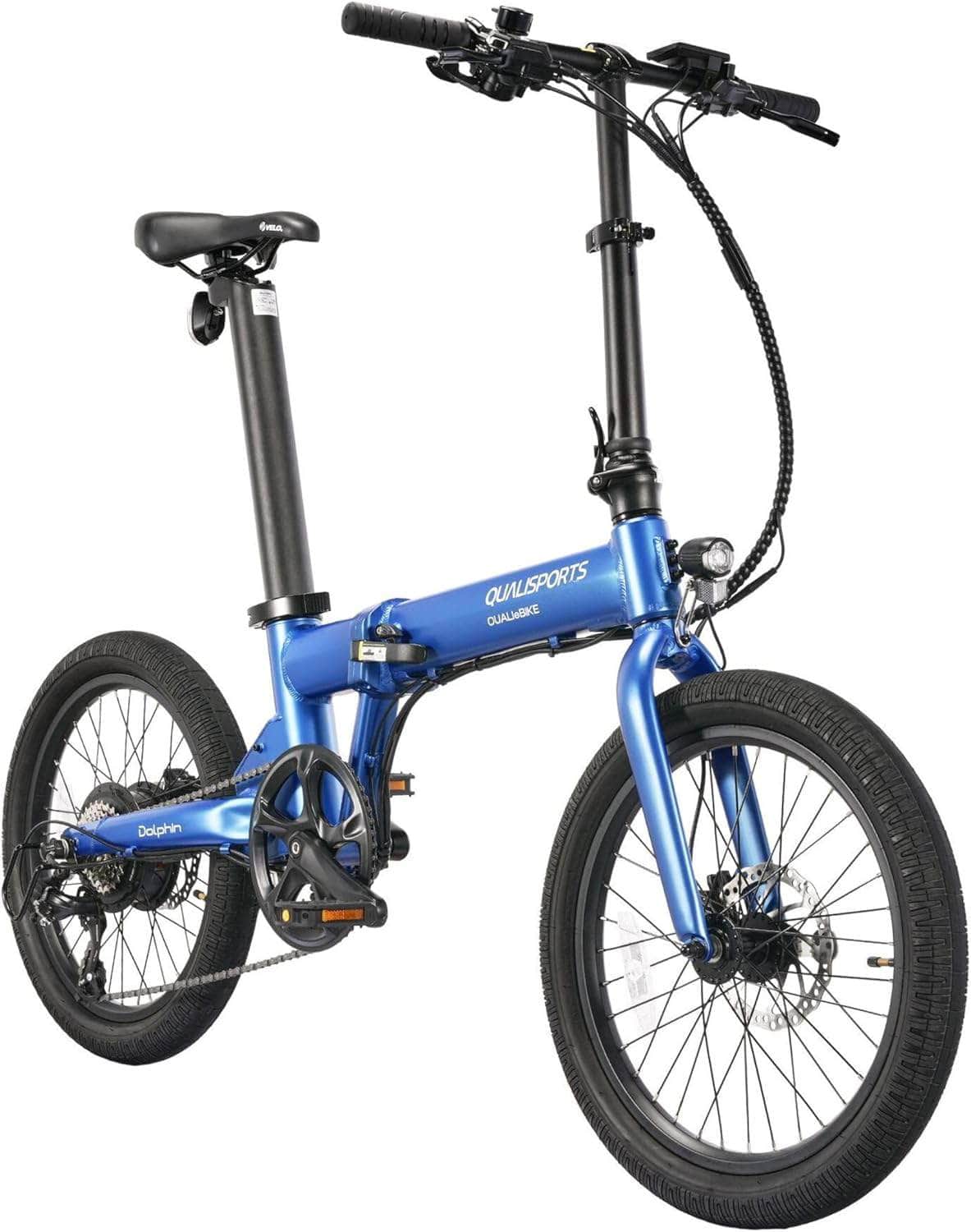 Qualisports Dolphin Folding Electric City Bike  48V  500W  10.5Ah - option for dual battery! 100% Financing Available!