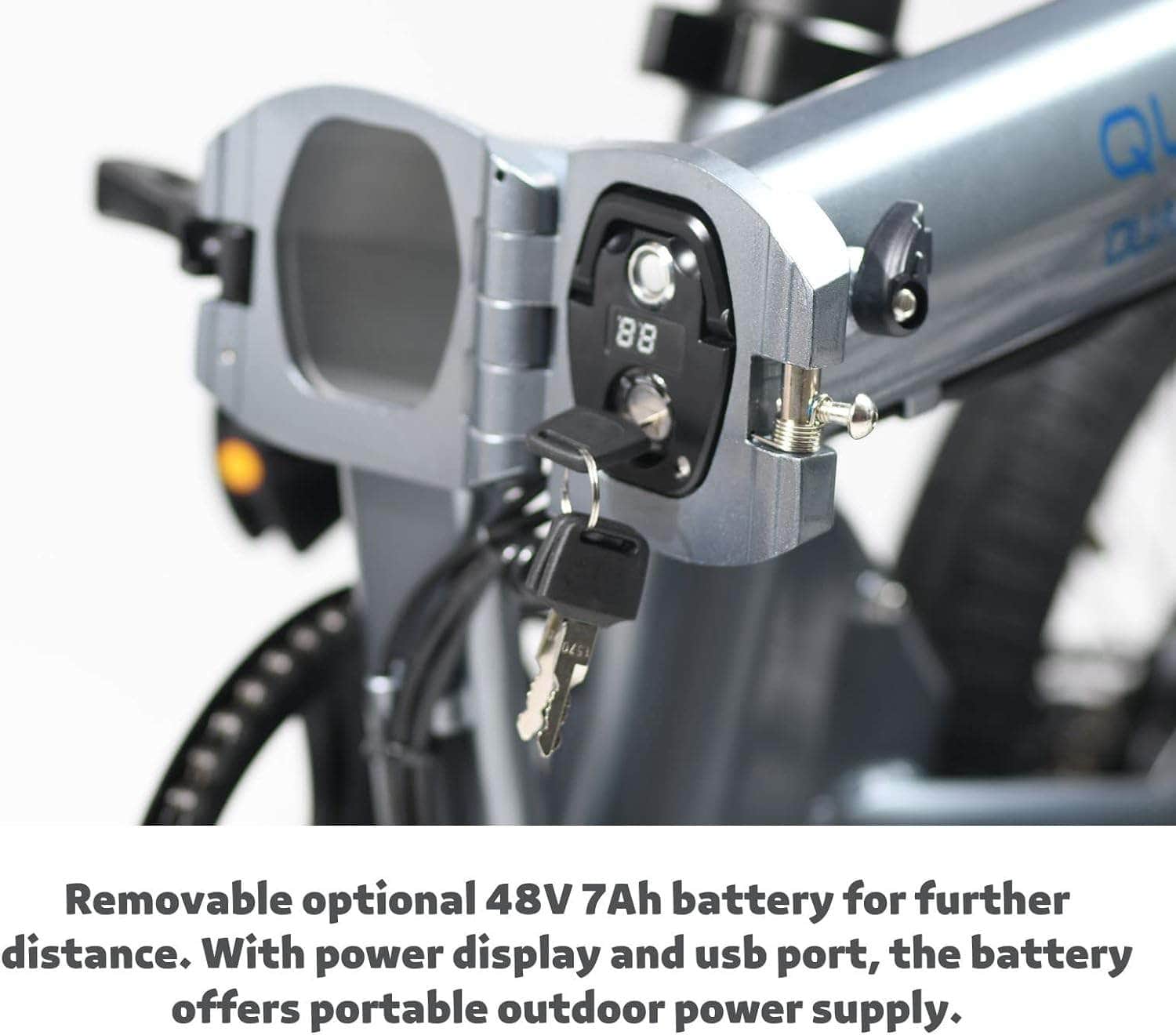 Qualisports Dolphin Folding Electric City Bike  48V  500W  10.5Ah - option for dual battery! 100% Financing Available! - Image 15