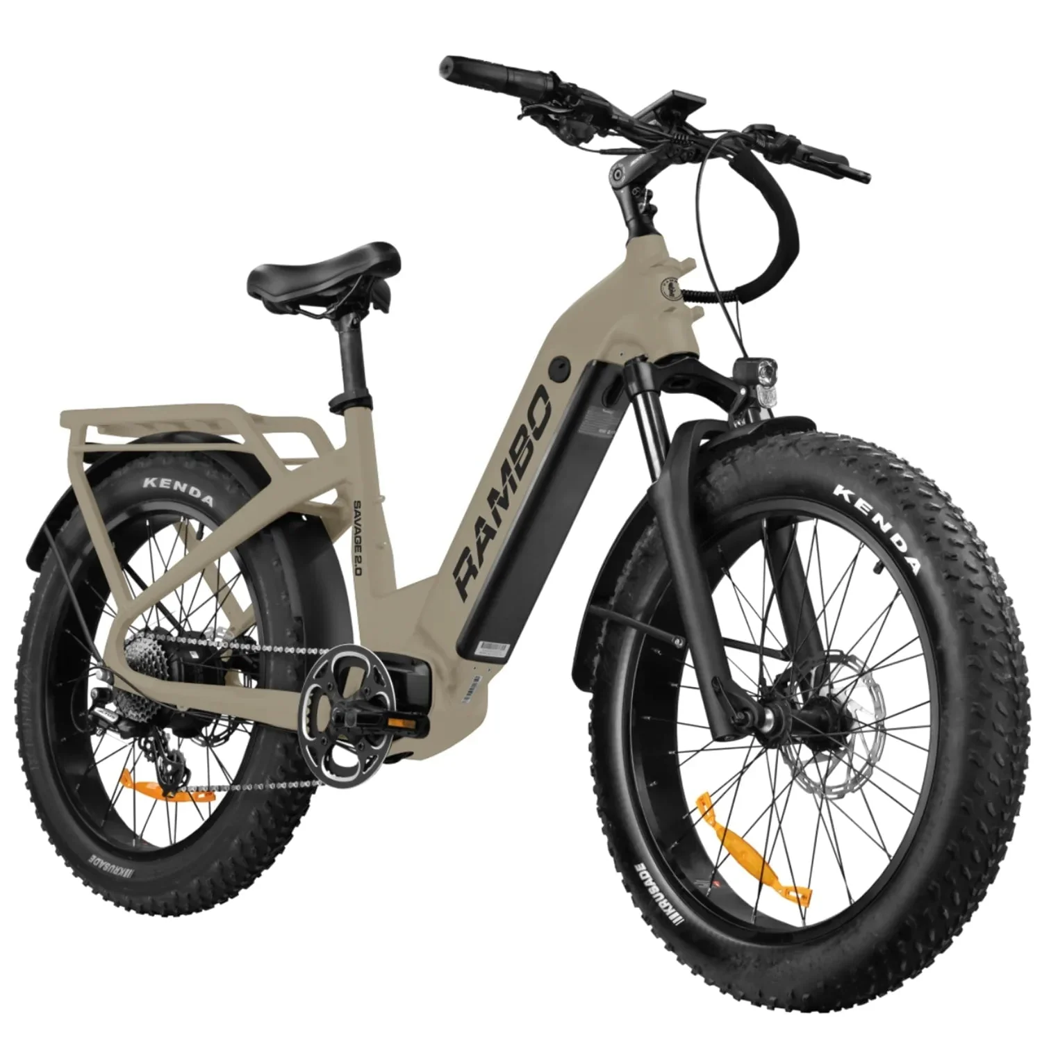 Rambo SAVAGE 2.0 Step-Thru Fat Tire Electric Bike - 48V 15Ah 750-1000w hub motor, powered by Bafang - Financing Available - Image 5