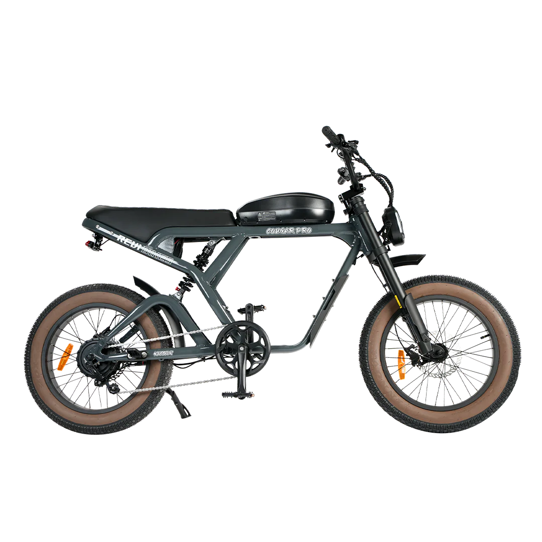 Revi Bikes Cougar Fat Tire Electric Bike 52V 750W - 2-passenger seat - 80 mile Range, full suspension - 100% Financing Available! - Image 14
