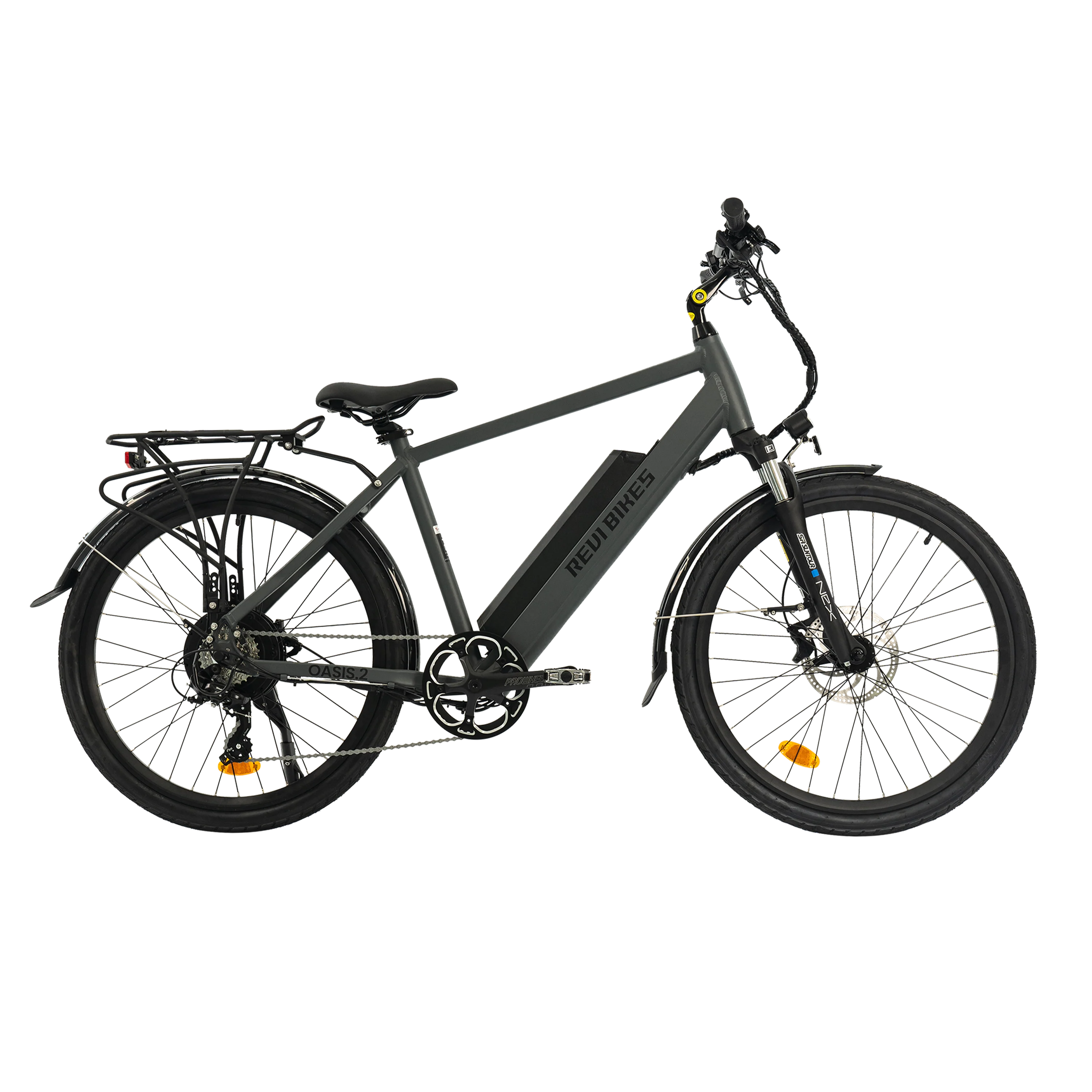 Revi Bikes Oasis.2 Step-Over or Step-Through Electric Commuter Bike - 48V 14Ah 350W 20 MPH - 100% Financing Available! - Image 4