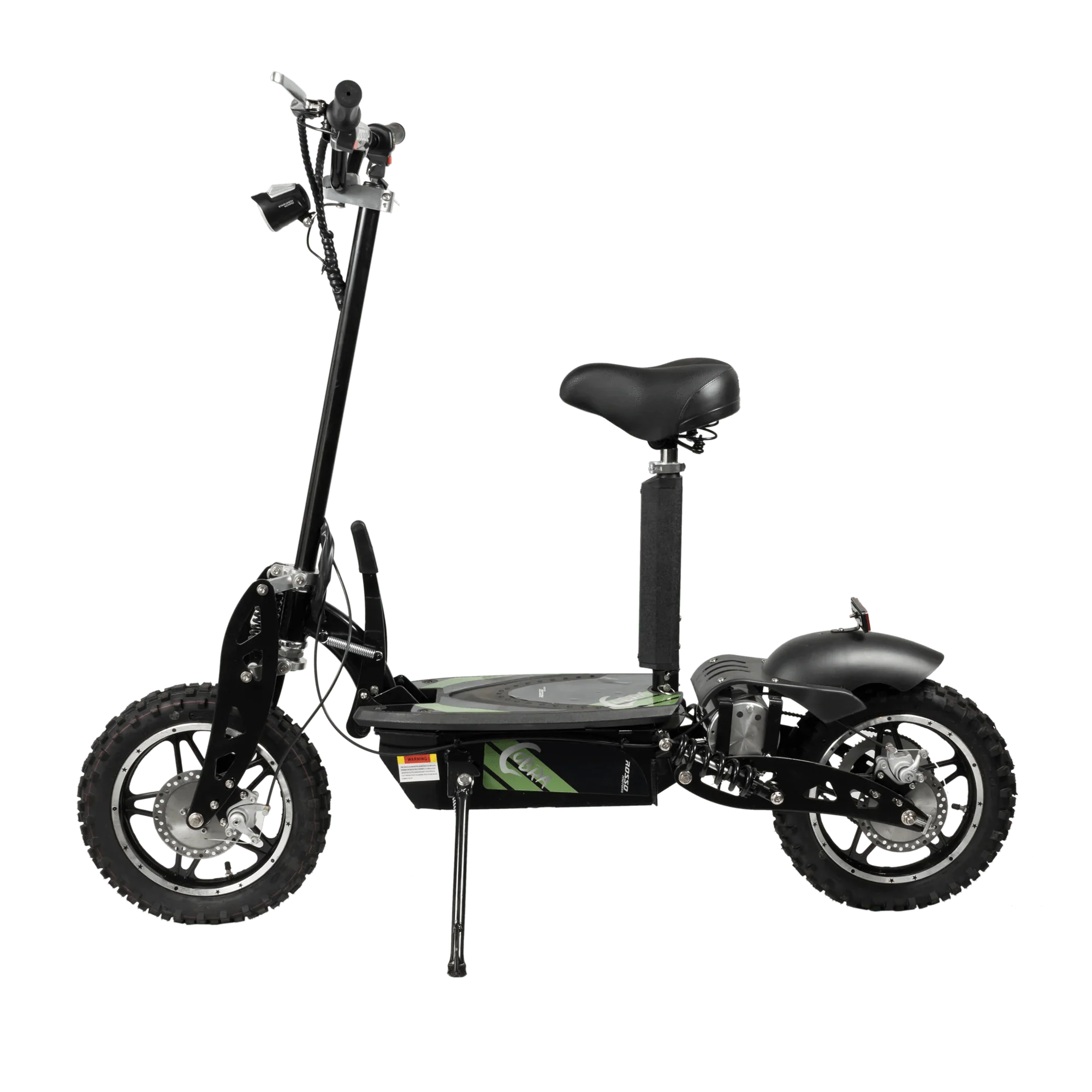 GIO ROSSO COBRA OUTDOOR STAND-UP ELECTRIC SCOOTER WITH SEAT, FOLDABLE - 36V 12Ah 1000W, top speed 18 mph, all-terrain tires- 100% FINANCING AVAILABLE! - Image 5