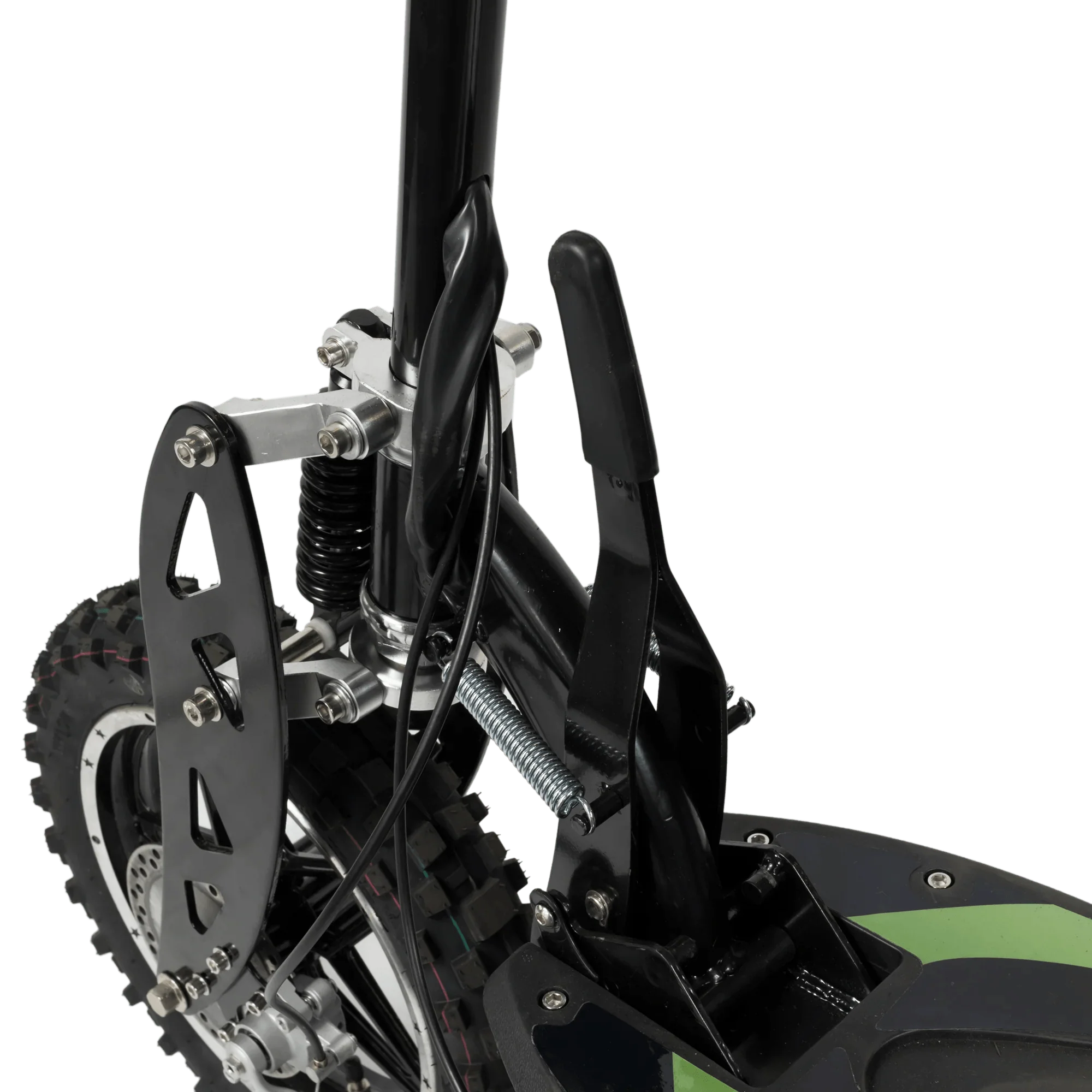GIO ROSSO COBRA OUTDOOR STAND-UP ELECTRIC SCOOTER WITH SEAT, FOLDABLE - 36V 12Ah 1000W, top speed 18 mph, all-terrain tires- 100% FINANCING AVAILABLE! - Image 9