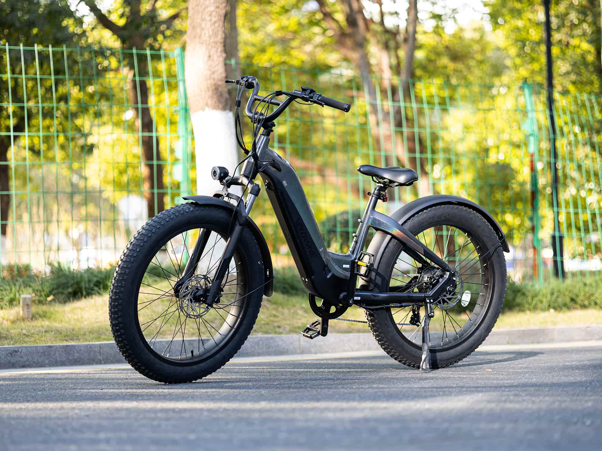Velowave Grace 2.0 Step-Thru Electric Fat Tire Commuter E-Bike - 48V 20Ah  750W, 28MPH, Range 80 Miles, Torque Sensor, Dual Hydraulic Brakes, Hydraulic Suspension - 100% Financing Available! - Image 14