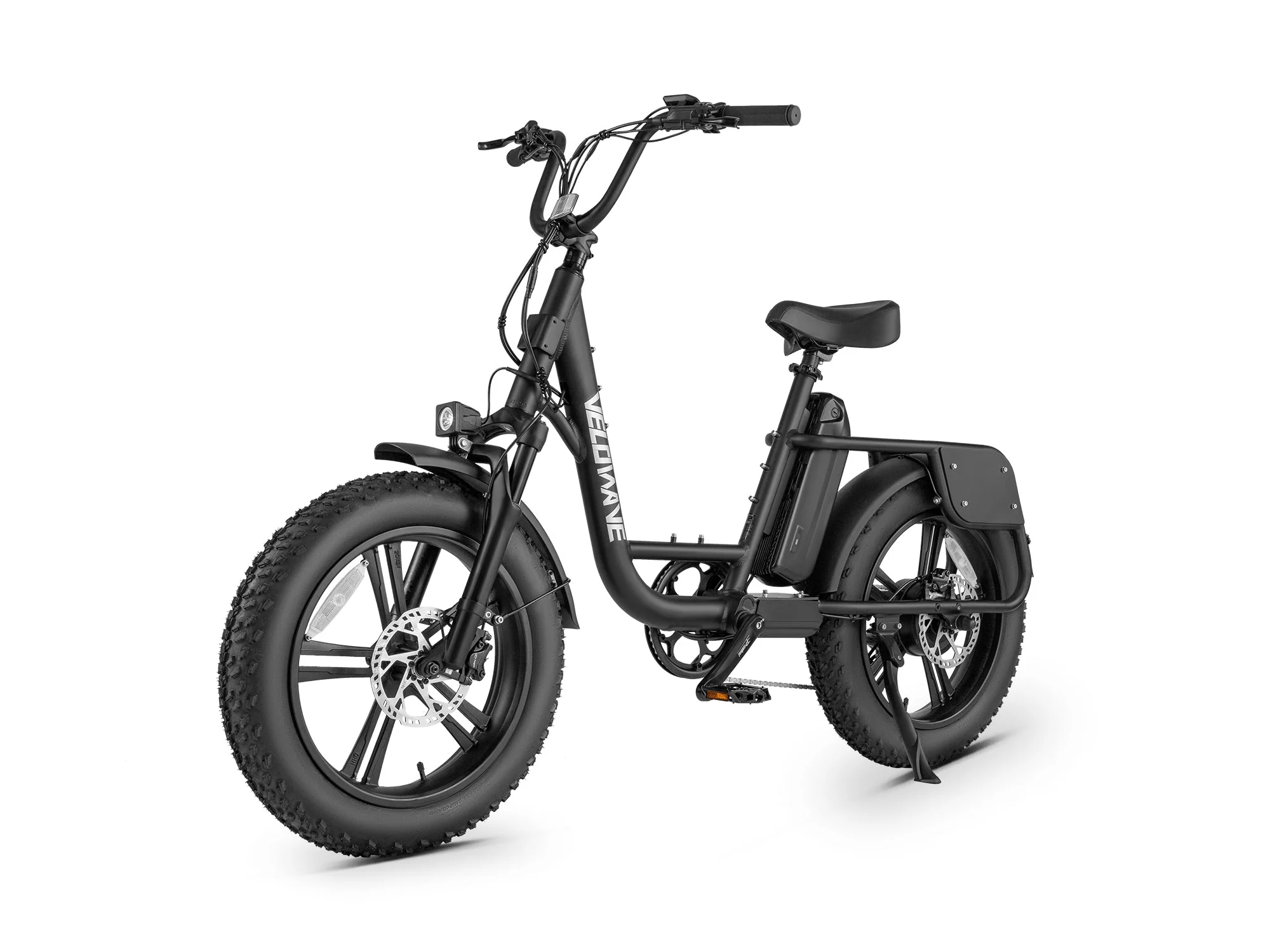 Velowave Prado S Commuter Fat Tire Electric Bike -48V 15Ah 750W hub motor - hydraulic brakes and suspension, 25MPH, Range up to 40 miles - 100% Financing Available! - Image 12